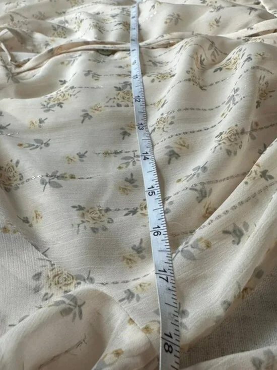 NWT Reformation Becca Dress Ditsy | Tiered Maxi Boho Floral XS - Picture 10 of 13